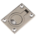 Marine Grade Stainless Steel Hatch Pull Buckle Floor Latch Flush Ring Pull