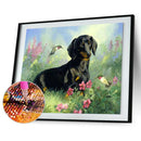 5D Black Dog Diamond Painting Embroidery DIY Cross Stitch Home Decor Gifts
