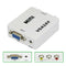 1080P Mini Digital VGA to RCA AV TV CVBS Converter with audio for PC laptop â„–[