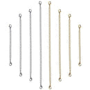 12 Pcs Stainless Steel Necklace Extender Bracelet Extender Extender Chain S