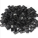 100pcs 3/8"Contoured Curved Side Release Plastic Buckle for Paracord Bracelet Z