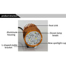 4Led Headlight Dc 12V-85V Round Lights Motorcycle Locomotive Spotlight Assi H5A9