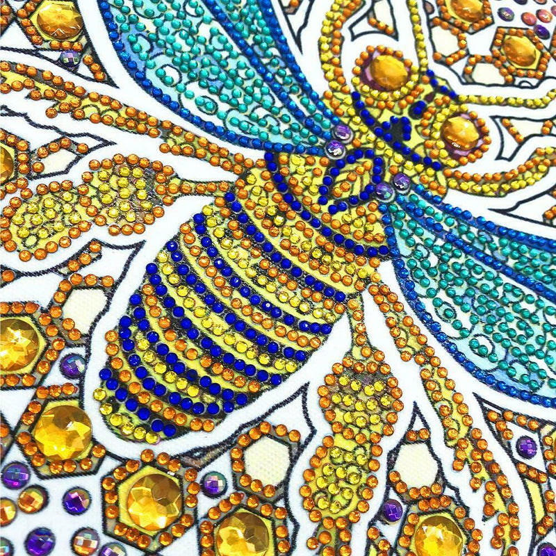 5D DIY Special Shaped Diamond Painting Bee Cross Stitch Mosaic Craft Kits
