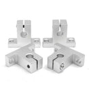 15Pcs 400Mm Optical Axis Guide Bearing Housings Linear Rail Shaft Support S