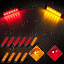 20x 3.8" Amber 6 LED Side Marker Indicator Lights Lamp Trailer 24V Yellow