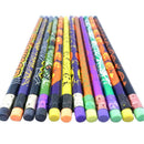 15pcs Christmas Themed Pencils HB Wooden Writing Drawing Pencils for Students
