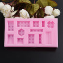 building brick silicone fondant cake decorating tools chocolate gum paste mol!j