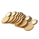 10pcs Wooden Ornament Pineapple Shape for DIY Scrapbooking Home Decor Craft