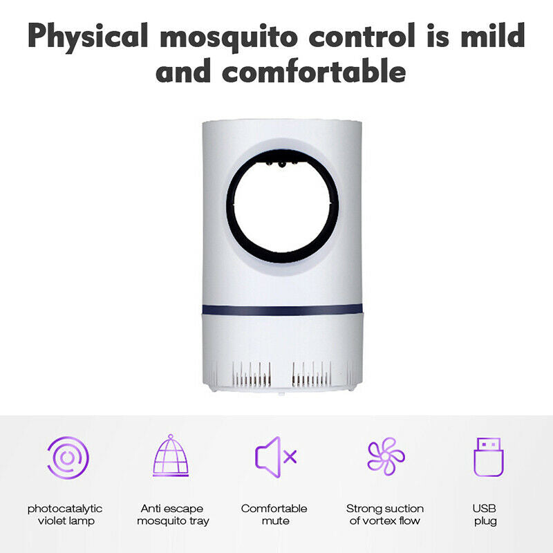 Insect Bug Zapper Repellent Lantern LED Mosquito Killer Lamp UV Night Light USB