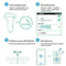 Car Wireless BluetoothV5.0 Handsfree FM Transmitter MP3 Charge Port Player S1H1