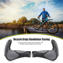 2pcs Ergonomic Bicycle Grip Handlebar TPR Rubber Casing Sheath Bar End (A)