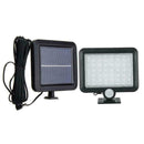 56LED Solar Power PIR Motion Sensor Outdoor Garden Lamp Light Security Wall M0L8