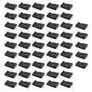 50pcs/set No.14 U Nuts Car Door Trim Panel Fastener Clip U Type Nuts Black