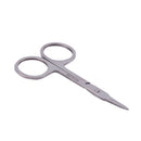 Woman Slanted Tip Stainless Steel Eyebrow Scissors Trimmer Cosmetic Tool Si E5U6