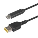 1.5m Type-C Male to Square DC Male with PD Power Charging Cable for Lenovo