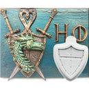 Knight Battle Shield Mould Silicone Mold Fondant Cake Sugarcraft Chocolate Fo JR