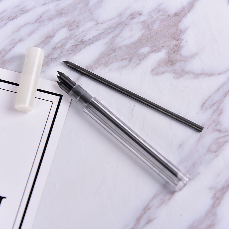 1 Set 3.0mm HB Lead Holders Automatic Mechanical Pencil 4 Leads Refills LJ