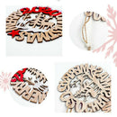 Christmas Exquisite Premium Wooden Pendant Hanging Party Home Decoration
