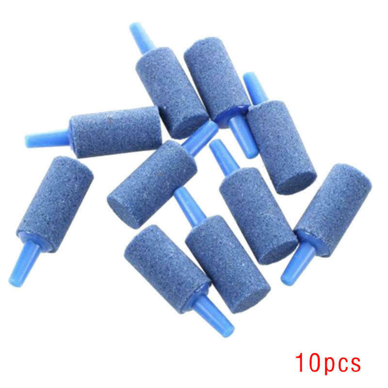 10x Cylinder Aquarium Purification Air Stone Fish Tank Aeration Aerator fds