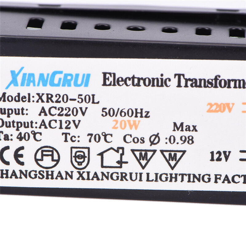 20W AC 220V to 12V  LED Power Supply Driver Electronic Transformer S Cy