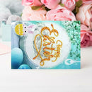 4pcs 5D DIY Drills Diamond Painting Greeting Wish Easter Cards Party Gifts