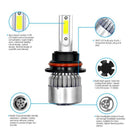9007 HB5 LED Headlight Conversion Kit w/Decoder Bulbs Lamp 6500K Beam Bulbs Whit