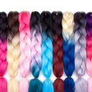 Hair Wigs 24Inch Synthetic Jumbo Braids Hair 100G/Pack Hair Blonde Crochet