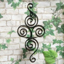 Wall Mounted Iron Tealight Votive Candle Holder Stand Home Decor Black
