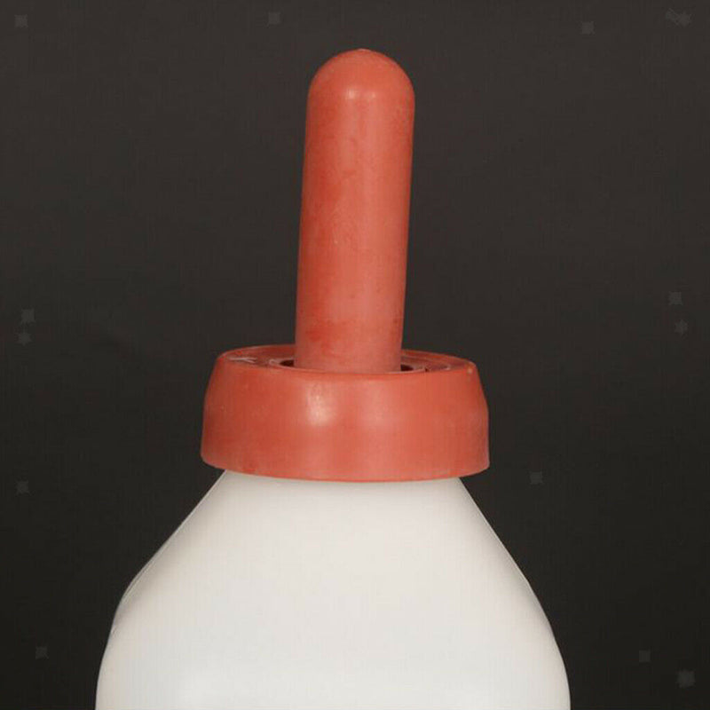 Calf Milk Bottle with Teat Calf Suckle Bottle Nipple for Feeding Calves,
