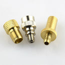3Pcs Presta Schrader Adaptor Valve Bicycle Bike Car Tube Pump Connector