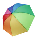 Portable Rainbow Strong Windproof Sun/Rain Umbrella Automatic 3 Fold Handle