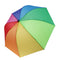 Portable Rainbow Strong Windproof Sun/Rain Umbrella Automatic 3 Fold Handle
