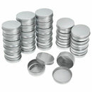 Pack Of 40 Screw Top Round Aluminum Tins Cans - Aluminum Screw Lid Round Ti