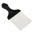 Portable Anti Static Necessary Strong Stainless Steel Wig Styling Hair Comb
