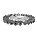 Lawn Mower Grass Trimmer Head Twist Knot Brush Steel Wire Wheel Brush Disc