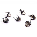 6pcs Guitar Input Output 1/4'' Momo Jack Socket For Electric Guitars Parts