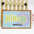 Hello Alphabet Design Metal Cutting Die For DIY Scrapbooking Album Paper Cards#