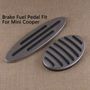 Gas Brake Pedal Pad Cover Kit Fit For Cooper R52 R56 R57 R59 F55 LHD
