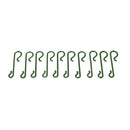 Skillful Green Christmas Ornament tree Hook Decoration Hanger Wire LJ