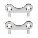 2Pcs Marine Boat 38mm 1.5'' Water Fuel Tank Deck Fill Filler Spare Key Plate