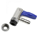 8mm Alloy Thumb-Lock Air Chuck For Motor Vehicles Tyre Inflating Clip-on Qu R6Q8