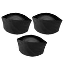3 Pcs Professional Chefs Hat Chefs Cap Elastic for Restaurant Black Net Top