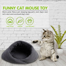 Warm Fleece Pet Sleeping Bag Nest Soft Kennel Cats Dog Bed House (Grey S) A