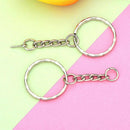 50Sets Blank Keyrings Split Key Ring Craft Chain Rings Wholesale Craft Connector