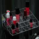 Clear Acrylic 24 Cosmetic Organizer Makeup Case Holder Display Stand Storag