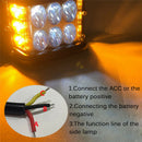Car&Truck 12 LED Work Light Bar Emergency Warning Strobe Flashing Lamp OZ