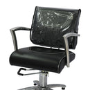 5x Barber Beauty Salon Transparent Chair Back Cover Waterproof Cover 48x43cm