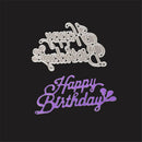 Happy birthday Metal Cutting Dies Stencil  DIY Scrapbook Paper Cards Album SP