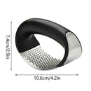 Stainless Steel Garlic Press Crusher Manual Rocking Mincer Squeezer Kitchen