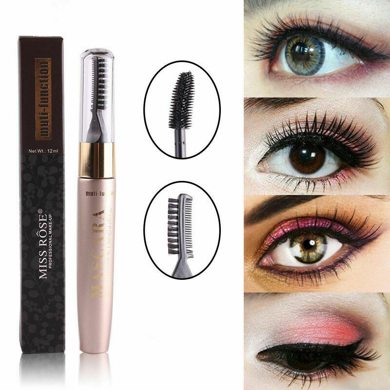 1 Pcs Eyelash Mascara Fiber Waterproof Curling Lengthening Long-Lasting T6F3